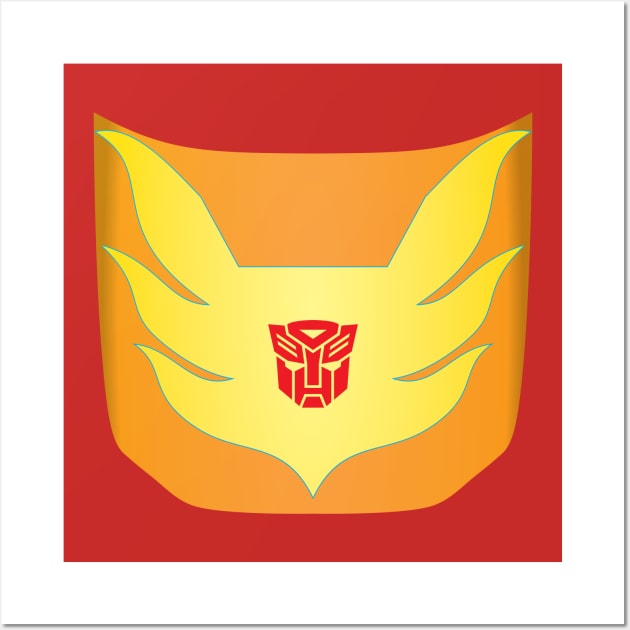 Autobot Hot Rod Wall Art by Ryan